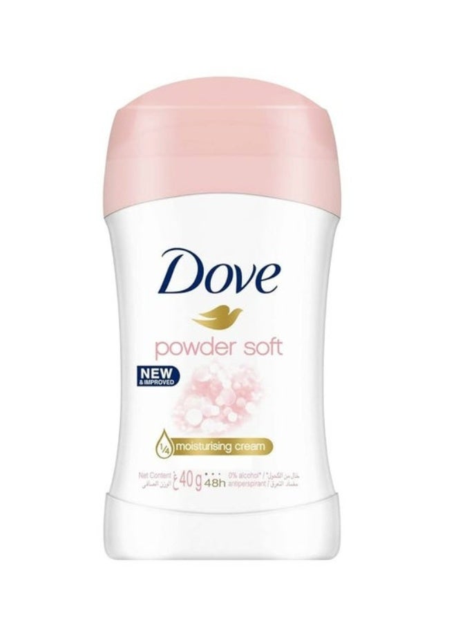 مزيل عرق دوف ستيك "بودرة فريش" (40 جرام) - لنعومة فائقة كالحرير